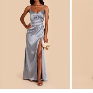 Satin bridesmaid dress